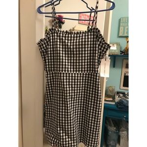 Black Gingham Dress